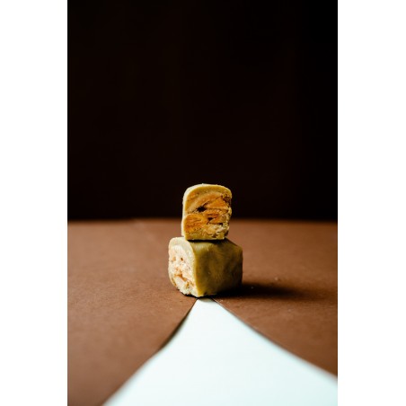 Torrone Pistacchio e Cioccolato Bianco